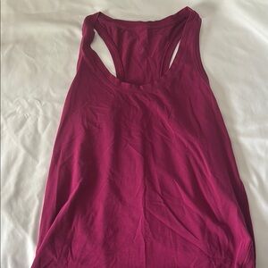 Lululemon Athletica Pink Sleeveless Cut Out Tank Top